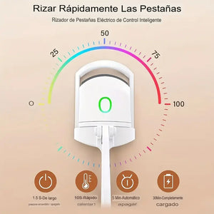 RIZADOR DE PESTAÑAS ELÉCTRICO PORTÁTIL