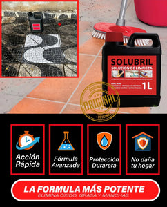 SOLUBRIL - LIMPIEZA PROFUNDA Y BRILLO IMPECABLE EN UN SOLO PASO