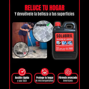 SOLUBRIL - LIMPIEZA PROFUNDA Y BRILLO IMPECABLE EN UN SOLO PASO